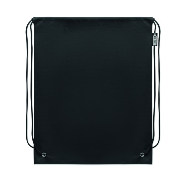 Logotrade verslo dovanos nuotrauka: Raišteliu užtraukiamas maišelis iš RPET neaustinės medžiagos