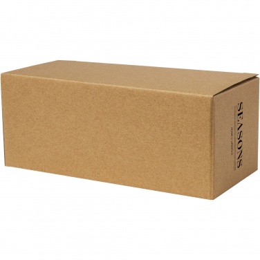 Logotrade Ideja dāvanas foto: Manti 2-daļīga 100 ml dubultsienu stikla krūze ar bambusa paliktni 