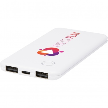 Logotrade korporatīvās dāvanas foto: Slaida 4000 mAh slaida dubultā jaudas banka