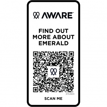 Logotrade biznesa dāvanas foto: Smaragda unisex Aware™ polo ar īsām piedurknēm