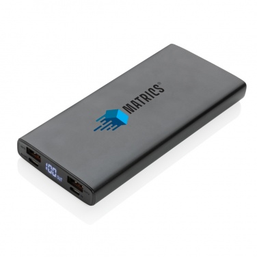 Logotrade ziemassvētku dāvanas foto: Alumīnija 18W 10 000 mAh PD Powerbank