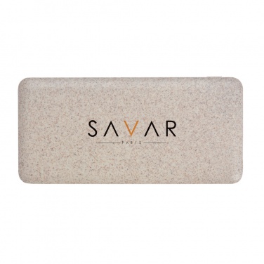 Logotrade korporatīvās dāvanas foto: 10 000 mah kviešu salmu spēka banka