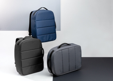 Logotrade ziemassvētku dāvanas foto: Impact AWARE™ RPET pretaizdzīšanas 15,6 collu klēpjdatora mugursoma