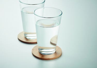 Logotrade biznesa dāvanas foto: Komplektā 6 bambusa paliktņi