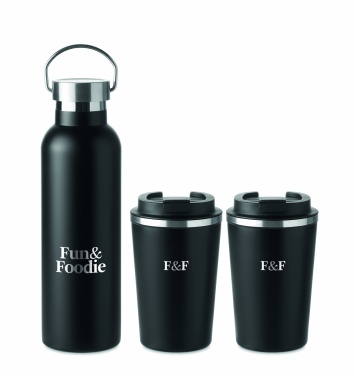 Logotrade ziemassvētku dāvanas foto: Nerūsējošā tērauda dubultsienu komplekts