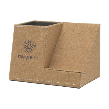 Logotrade korporatīvās dāvanas foto: Ecork pildspalvas turētājs bezvadu lādētājs