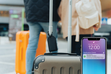 Logotrade ziemassvētku dāvanas foto: Globetrack RCSrPolyester bagāžas etiķete ar atrašanās vietas noteikšanu visā pasaulē