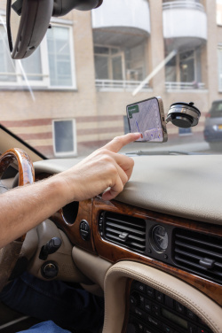 Logotrade biznesa dāvanas foto: Terra 360 RCS pārstrādātas plastmasas universālais tālruņa turētājs