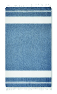 Logotrade dāvanas foto: Pludmales soma ar hammam dvieli