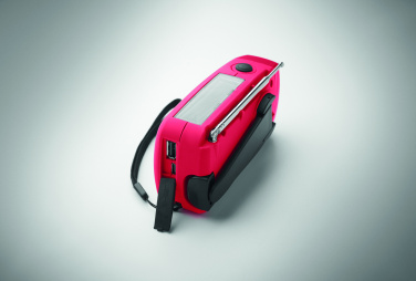 Logotrade Ideja dāvanas foto: Pārnēsājams radio SOS ar LED lukturīti