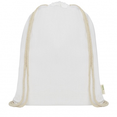 Лого трейд pекламные подарки фото: Orissa 100 g/m² organic cotton drawstring bag 5L