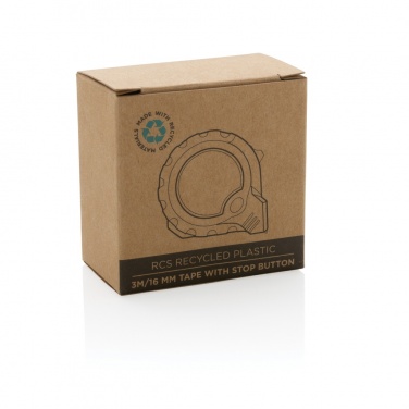 Лого трейд pекламные продукты фото: Лента RCS из переработанного пластика 3M/16 мм с кнопкой остановки