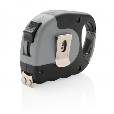 Лого трейд бизнес-подарки фото: Рулетка с карабином