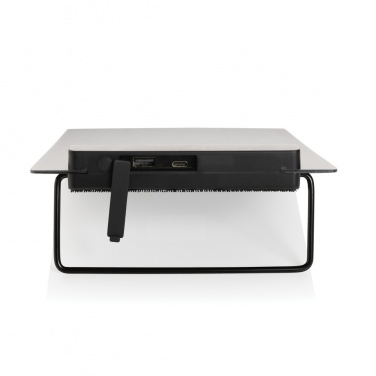 Лого трейд pекламные cувениры фото: Сумка-холодильник Pedro AWARE™ RPET класса люкс с солнечной панелью 5 Вт