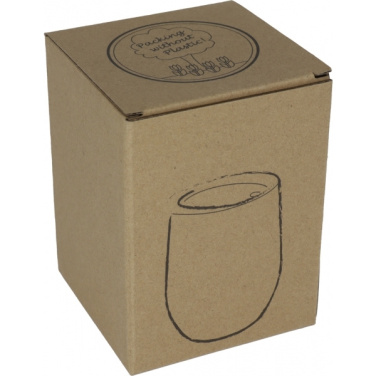 Логотрейд pекламные подарки картинка: Кружка из нержавеющей стали с имитацией дерева BRIGHTON 380 мл