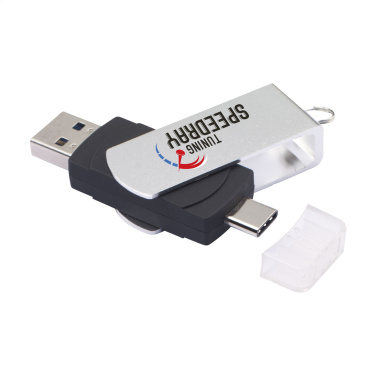 Логотрейд бизнес-подарки картинка: USB Dual Connect 3.0 - Type-C 32 ГБ