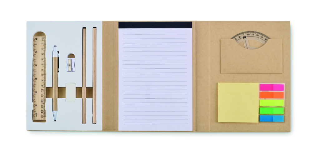 Логотрейд pекламные cувениры картинка: Stationary set with notepad