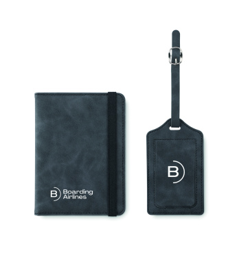 Логотрейд pекламные cувениры картинка: Passport and luggage tag set