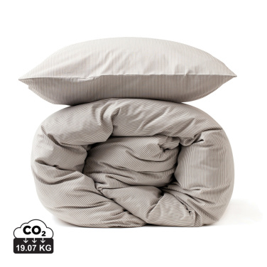 Лого трейд бизнес-подарки фото: Постельное белье из хлопка премиум-класса VINGA Montgomery, комплект из 4 предметов