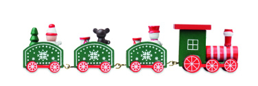 Логотрейд pекламные подарки картинка: Wooden Christmas train