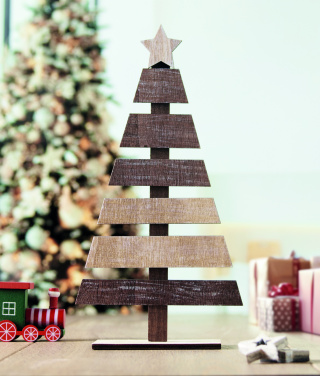 Лого трейд pекламные продукты фото: Wooden Christmas tree