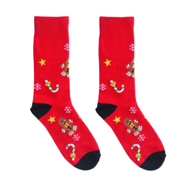Логотрейд pекламные cувениры картинка: Pair of Christmas socks M
