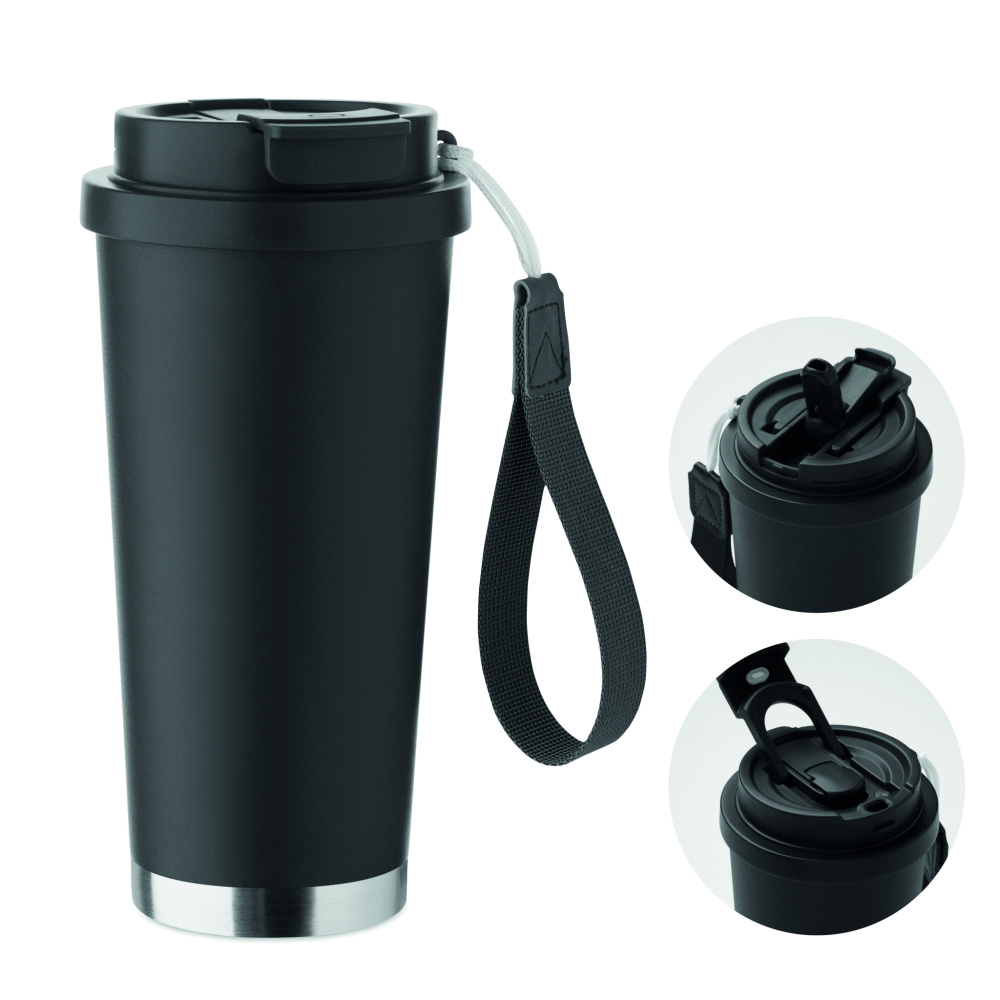 Логотрейд pекламные cувениры картинка: Double wall tumbler 500ml