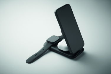 Логотрейд бизнес-подарки картинка: 3 in 1 wireless charger 15W