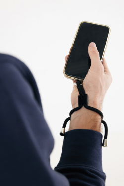 Лого трейд pекламные cувениры фото: Регулируемый держатель для телефона CarryLoop RCS из переработанного ПЭТ на запястье