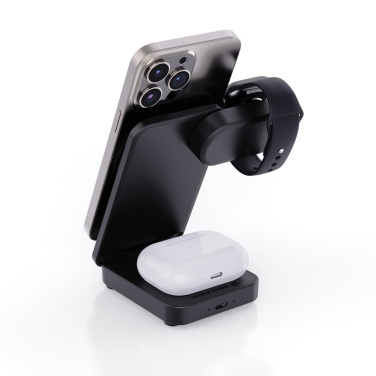 Лого трейд pекламные подарки фото: Магнитное зарядное устройство Urban Vitamin Arcadia RCS из пластика 15 Вт 3-в-1