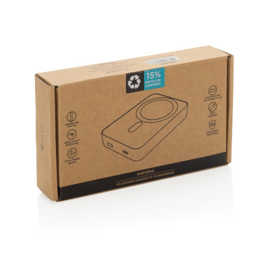 Лого трейд pекламные подарки фото: Магнитный внешний аккумулятор Amporia RCS из переработанного пластика емкостью 10 000 мАч