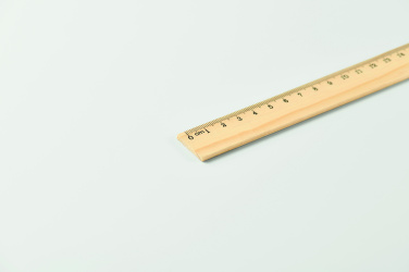 Лого трейд бизнес-подарки фото: Wooden ruler 20cm
