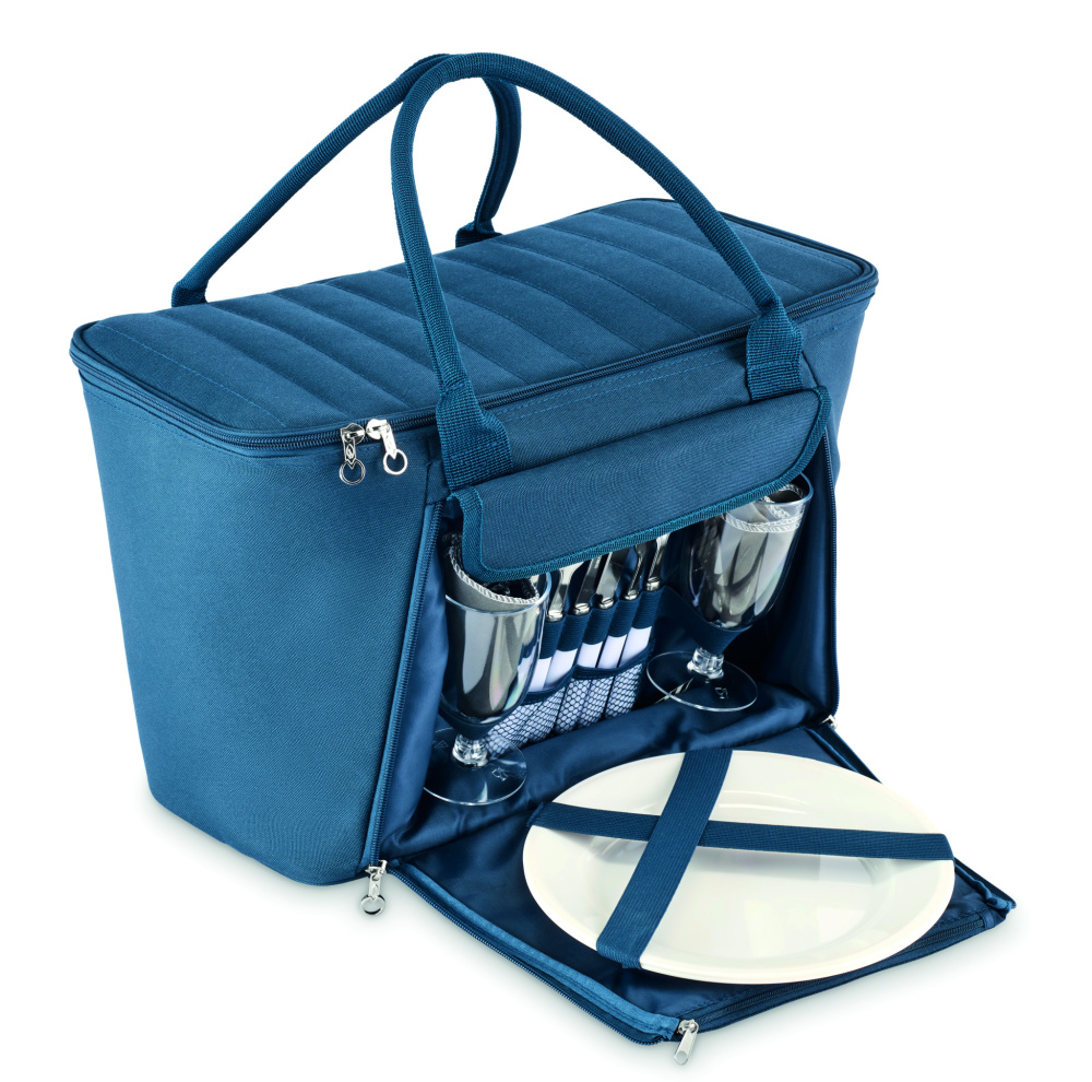 Логотрейд pекламные подарки картинка: RPET picnic cooler bag