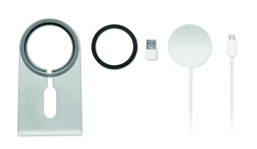 Logotrade presentreklam bild: Trådlösladdare magnetisk 15W