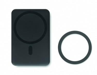 Logotrade reklamprodukter bild: Powerbank trådlösladdning 15W, 5000 mAh