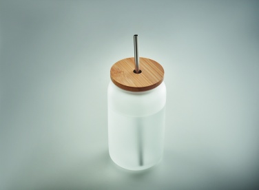 Logotrade profilreklam bild: Glas med lock 400ml