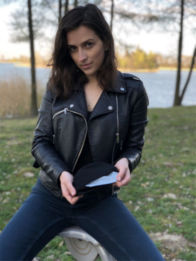 Logotrade reklamprodukter bild: MARS PRO bomullsmask (storlek M) med ficka och HEPA-filter 1380165