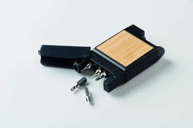 Logotrade reklamprodukter bild: Multifunktionellt måttband