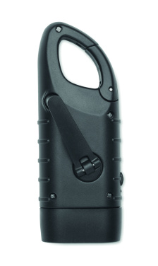 Logotrade reklamprodukter bild: Ficklampa solcell och dynamo