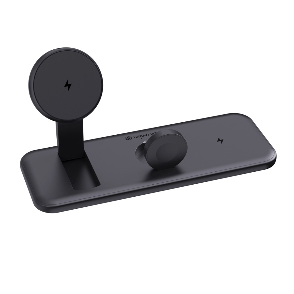 Logotrade profilreklam bild: Urban Vitamin Torrance 3 i 1 magnetisk 15W-laddare