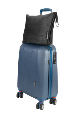 Logotrade profilreklam bild: Filt och kudde 2 i 1 AMIATA Schwarzwolf