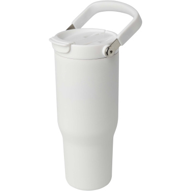 Logotrade profilprodukter bild: Bronx 900 ml vakuumisolerad termos av koppar och RCS-certifierat återvunnet rostfritt stål med ett lock med dubbla funktioner