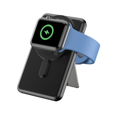 Logotrade reklamprodukter bild: Urban Vitamin Redwood 5in1 5000mah 20WPD magnetisk powerbank