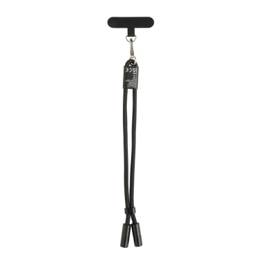 Logotrade kampanjprodukter bild: LoopAmp RCS RPET handledsrem för telefon med 60 W kabel