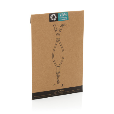 Logotrade profilprodukter bild: LoopAmp RCS RPET handledsrem för telefon med 60 W kabel