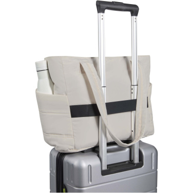 Logotrade profilreklam bild: Puffer 15,6" laptoptote av återvunnen GRS, 18 l