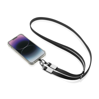 Logotrade reklamprodukter bild: Nivo Crossbody lanyard i RCS återvunnen PET